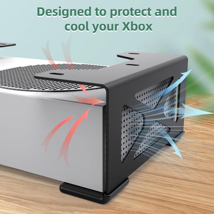 Soporte de almacenamiento debajo del escritorio para Xbox One S/X, Xbox 360