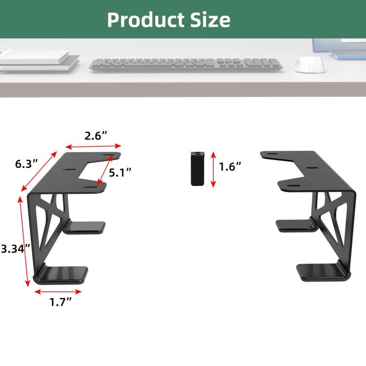 Soporte de almacenamiento debajo del escritorio para Xbox One S/X, Xbox 360