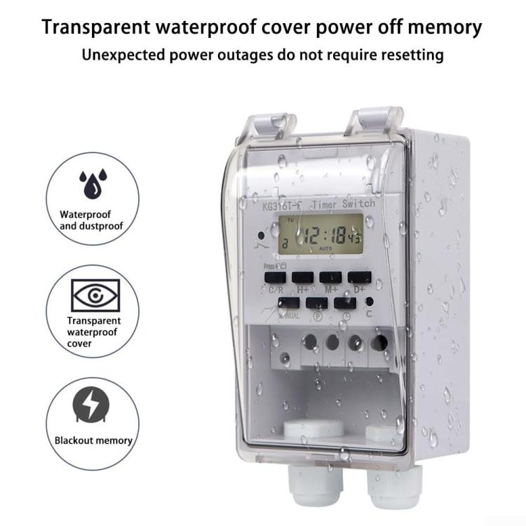 Temporizador inteligente con interruptor automático para el hogar de 220 V