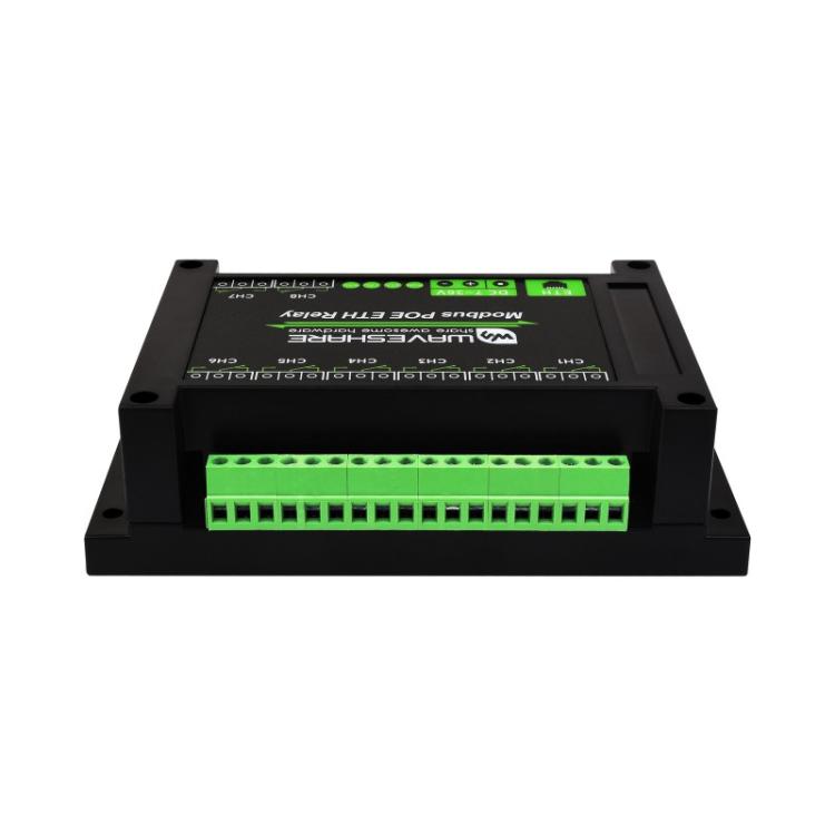 Módulo de relé Ethernet industrial de 8 canales Waveshare 24964, comunicación por puerto PoE, 24964