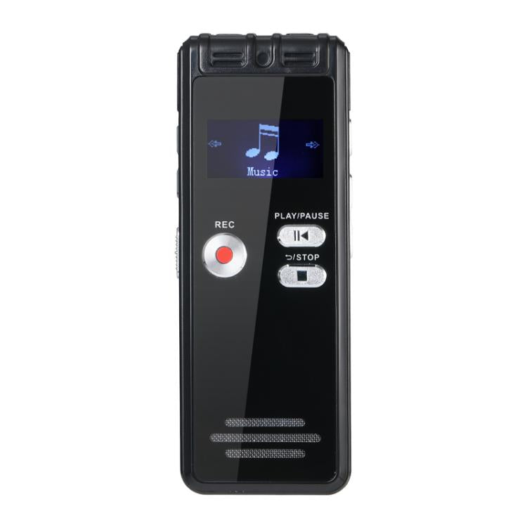 Grabadora de entrevistas con pantalla LED de 0,8 pulgadas SK6, reproductor de MP3 recargable por USB, Without Memory, 32GB