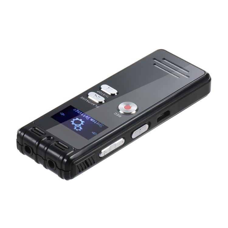 Grabadora de entrevistas con pantalla LED de 0,8 pulgadas SK6, reproductor de MP3 recargable por USB, Without Memory, 32GB