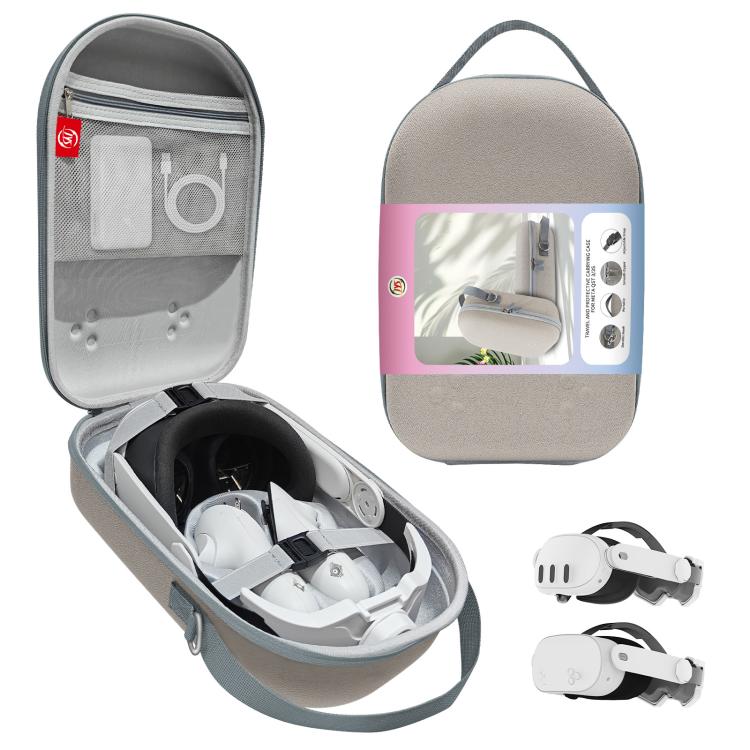 Bolsa de almacenamiento JYS para auriculares de realidad virtual Meta Quest 3S/3