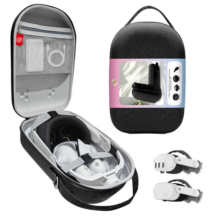 Bolsa de almacenamiento JYS para auriculares de realidad virtual Meta Quest 3S/3