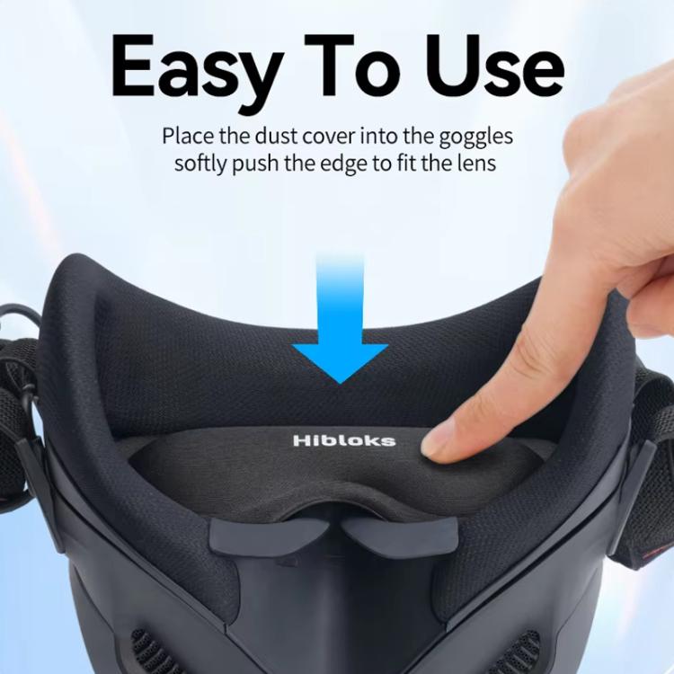 Funda protectora para gafas de aviador, protección contra el polvo para pantalla de visualización frontal compatible con DJI N3 / Oculus Quest / Pico 3, Hibloks