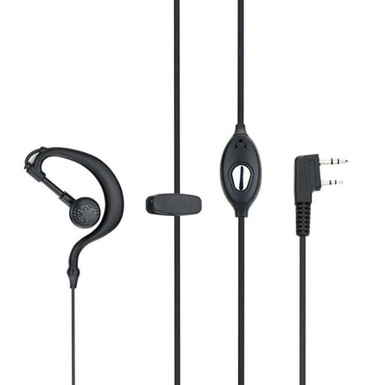 Auriculares intrauditivos duraderos para intercomunicador Walkie Talkie BAOFENG