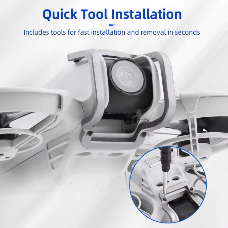 Para DJI Neo BRDRC Barra de choque de parachoques de metal Soporte de protección de lente de cardán para drones Accesorios, NEO024