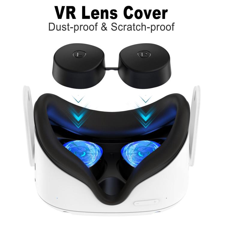 Funda protectora de TPU para lentes de realidad virtual Meta Quest 3S/Quest 2