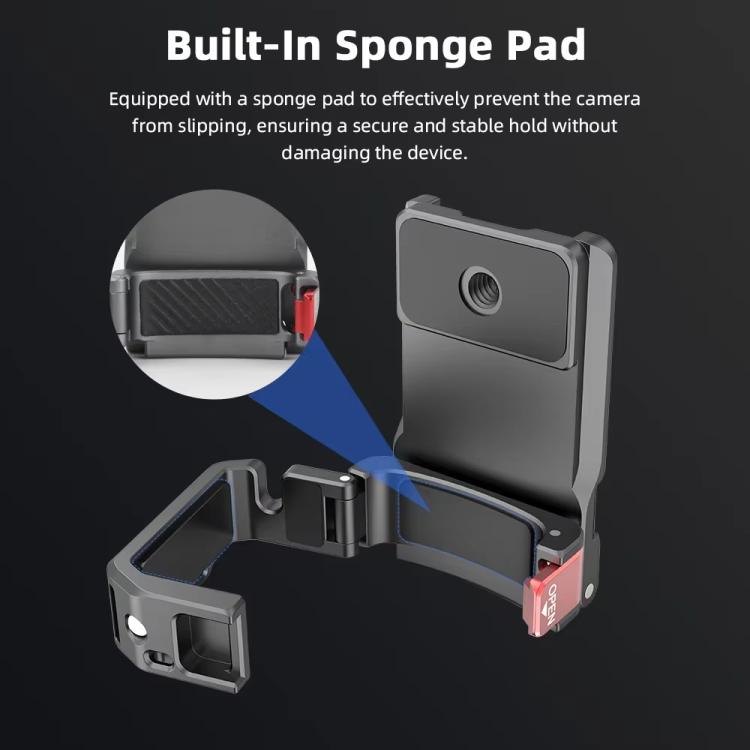 Adaptador de clip trasero de expansión con base magnética multifuncional para DJI OSMO Pocket 3 BRDRC PO3005, accesorio de bisel, For DJI OSMO Pocket 3 Tarnish