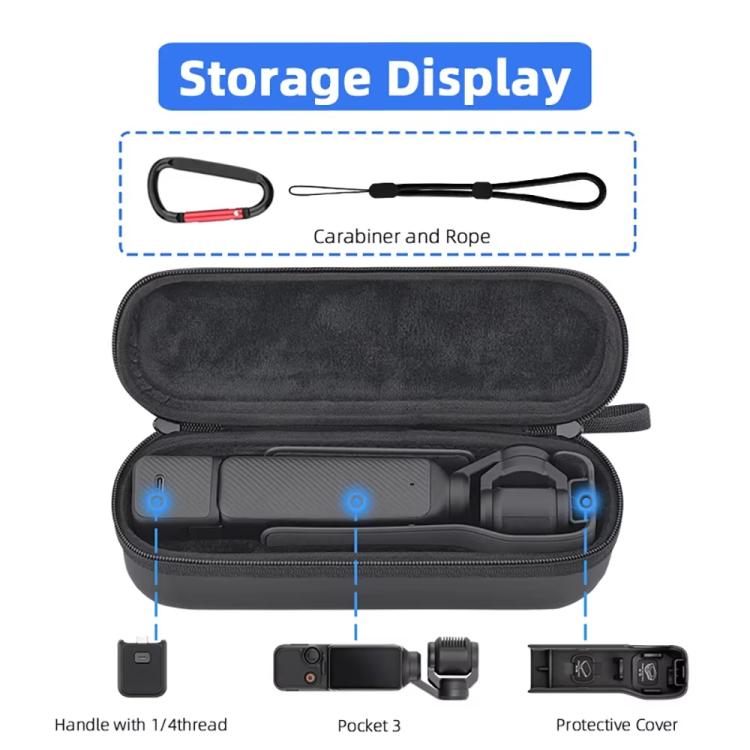 Estuche protector independiente y práctico para DJI OSMO Pocket 3 BRDRC