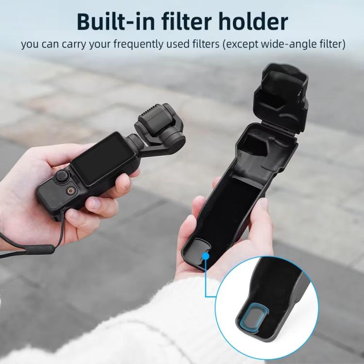 Tapa de lente BRDRC para DJI OSMO Pocket 3, estuche para cámara, protector de pantalla, accesorios