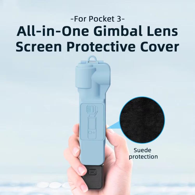 Tapa de lente BRDRC para DJI OSMO Pocket 3, estuche para cámara, protector de pantalla, accesorios