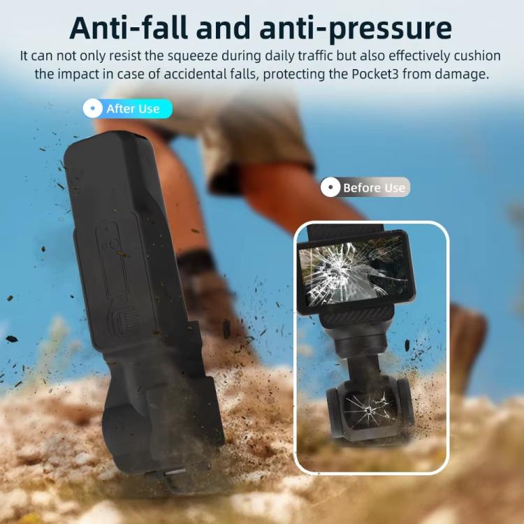 Tapa de lente BRDRC para DJI OSMO Pocket 3, estuche para cámara, protector de pantalla, accesorios