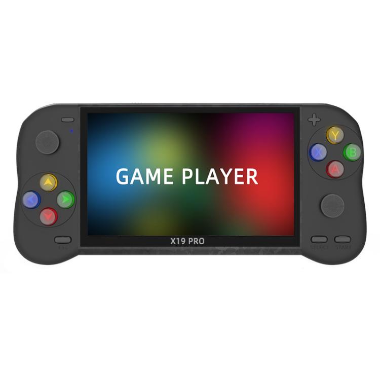 Consola de juegos portátil X19 Pro con pantalla de 5,1 pulgadas, compatible con salida de TV AV y tarjeta de memoria de 8 GB