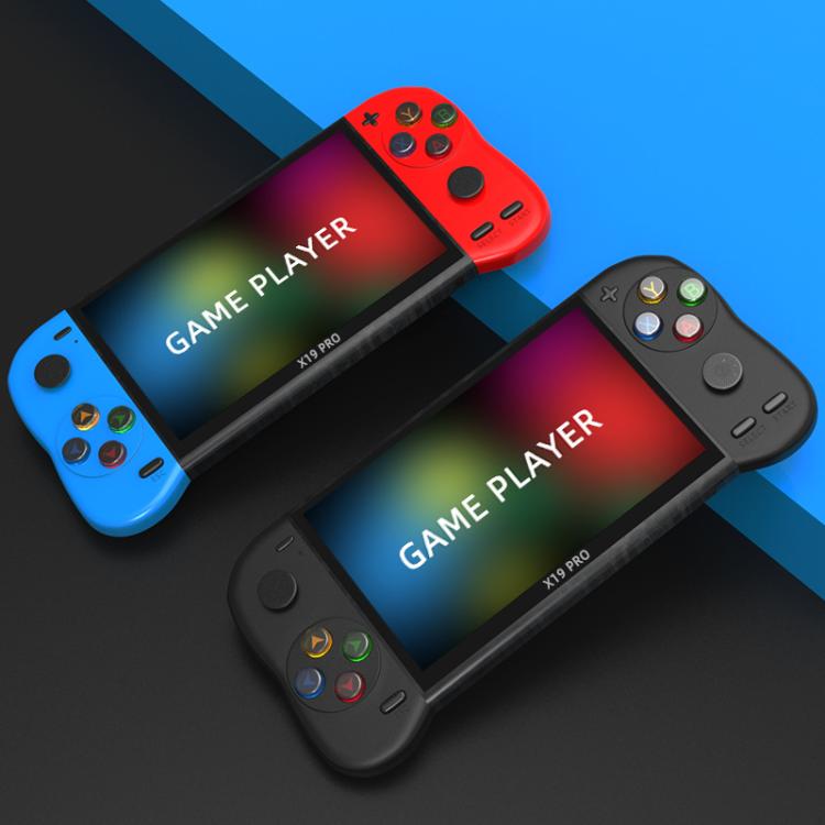 Consola de juegos portátil X19 Pro con pantalla de 5,1 pulgadas, compatible con salida de TV AV y tarjeta de memoria de 8 GB