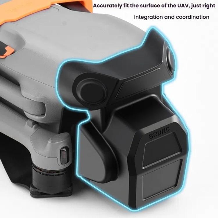Para DJI Air 3S BRDRC Cubierta protectora de lente a prueba de polvo Anti-golpes Clip fijo Protector de cardán