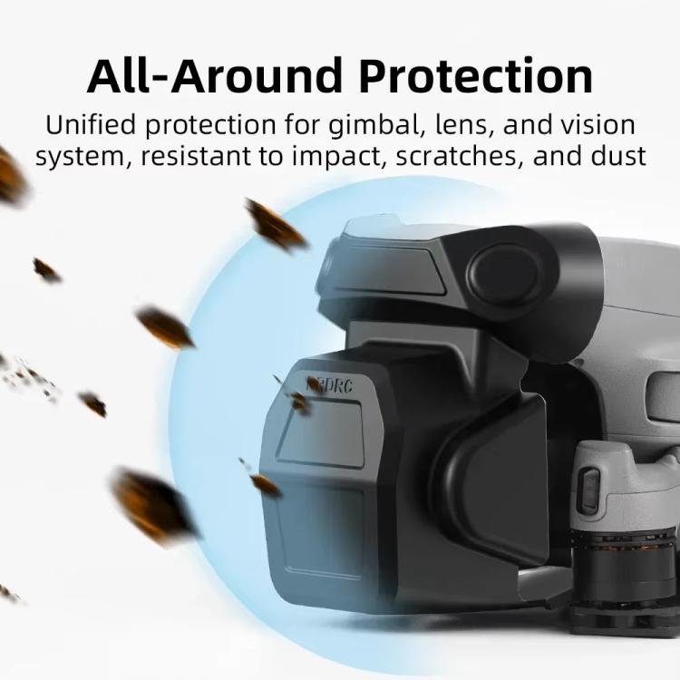 Para DJI Air 3S BRDRC Cubierta protectora de lente a prueba de polvo Anti-golpes Clip fijo Protector de cardán