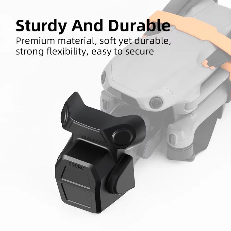 Para DJI Air 3S BRDRC Cubierta protectora de lente a prueba de polvo Anti-golpes Clip fijo Protector de cardán
