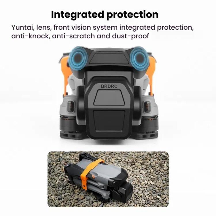 Para DJI Air 3S BRDRC Cubierta protectora de lente a prueba de polvo Anti-golpes Clip fijo Protector de cardán