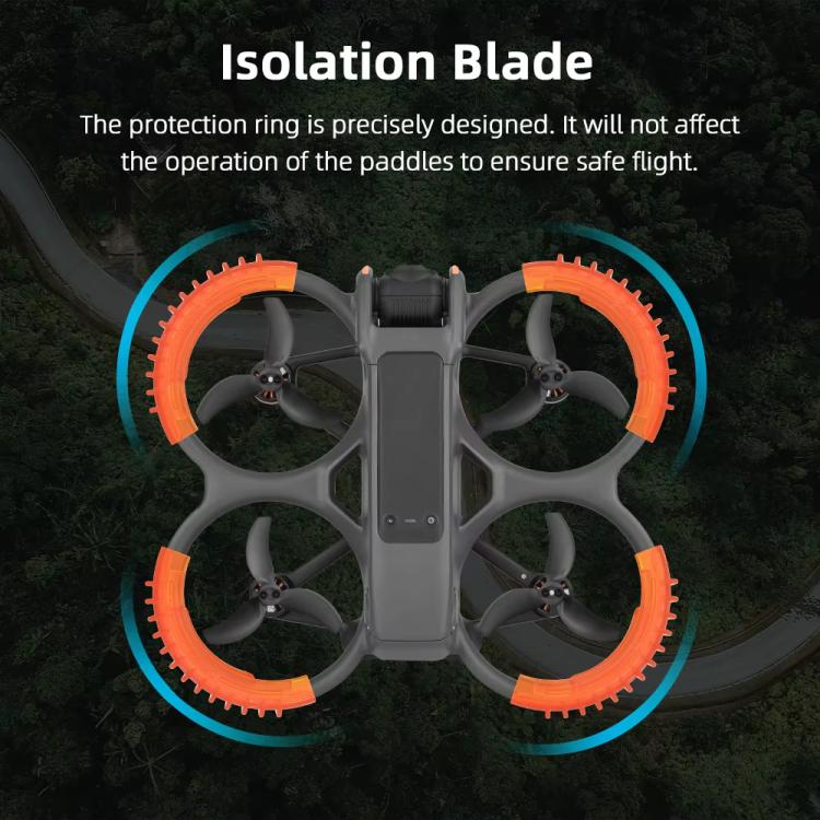 4 anillos de parachoques de protección de paleta para DJI Avata 2 BRDRC