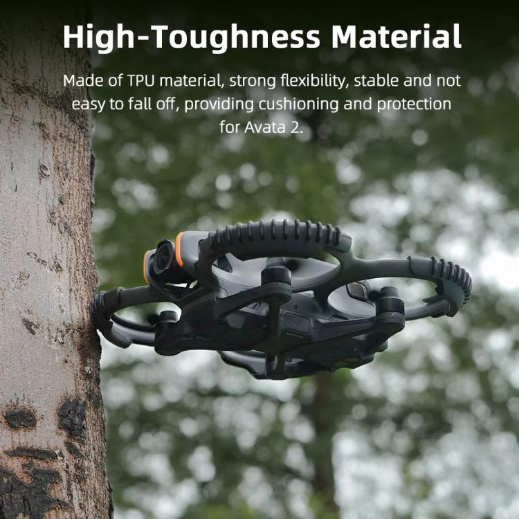 4 anillos de parachoques de protección de paleta para DJI Avata 2 BRDRC