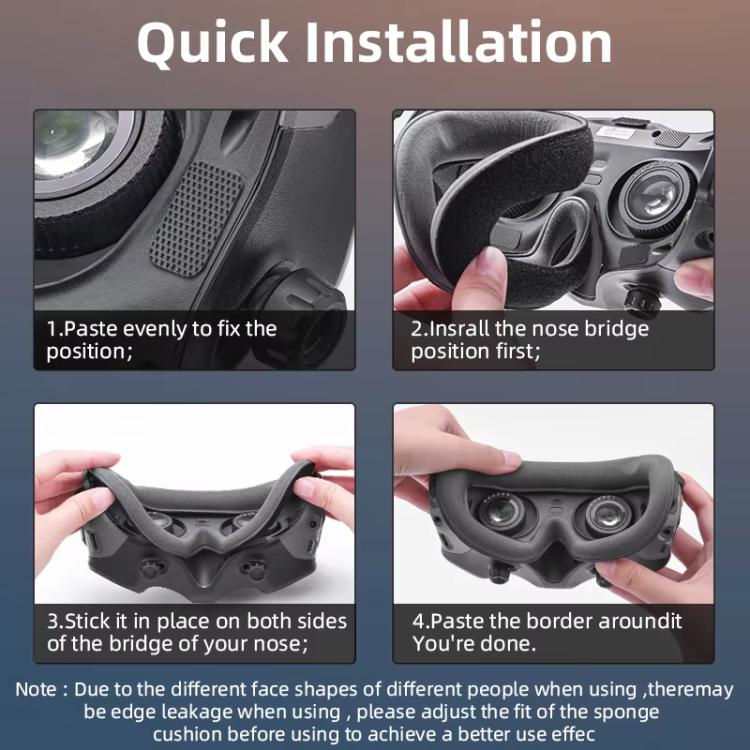 Protectores oculares para gafas de vuelo DJI Avata Goggles 2 BRDRC, For DJI Avata Goggles 2