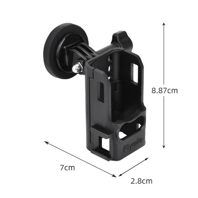 Para DJI Osmo Pocket 3 Flymile Soporte magnético Base fija Clip trasero Adaptador Bisel Accesorios, 4pcs /Set, 6pcs /Set