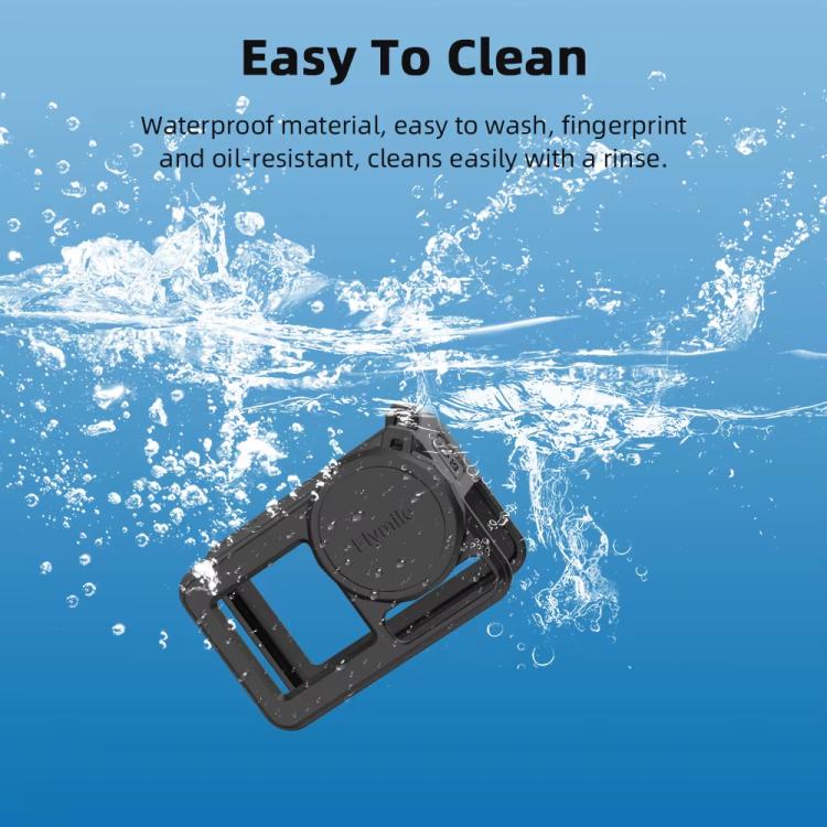 Funda de silicona Flymile para lentes de cámara deportiva, fundas protectoras para DJI Osmo Action 3/4/5 Pro