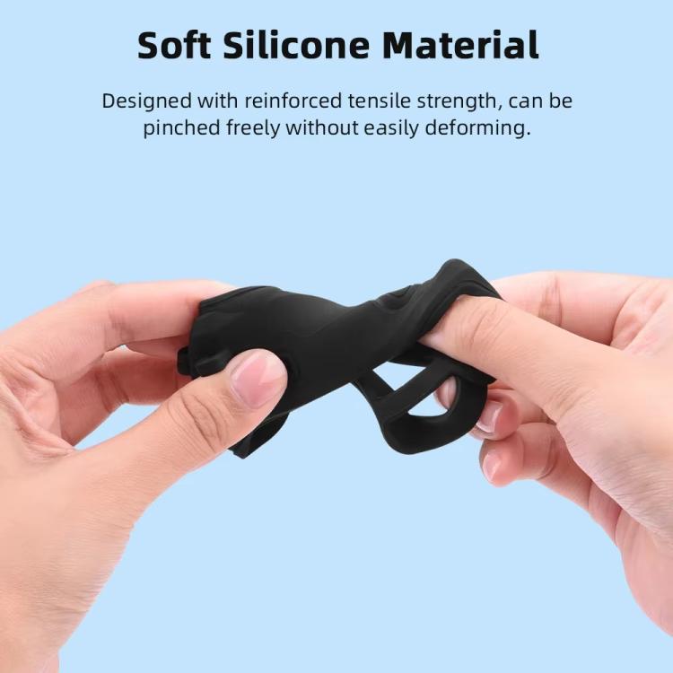 Funda de silicona Flymile para lentes de cámara deportiva, fundas protectoras para DJI Osmo Action 3/4/5 Pro