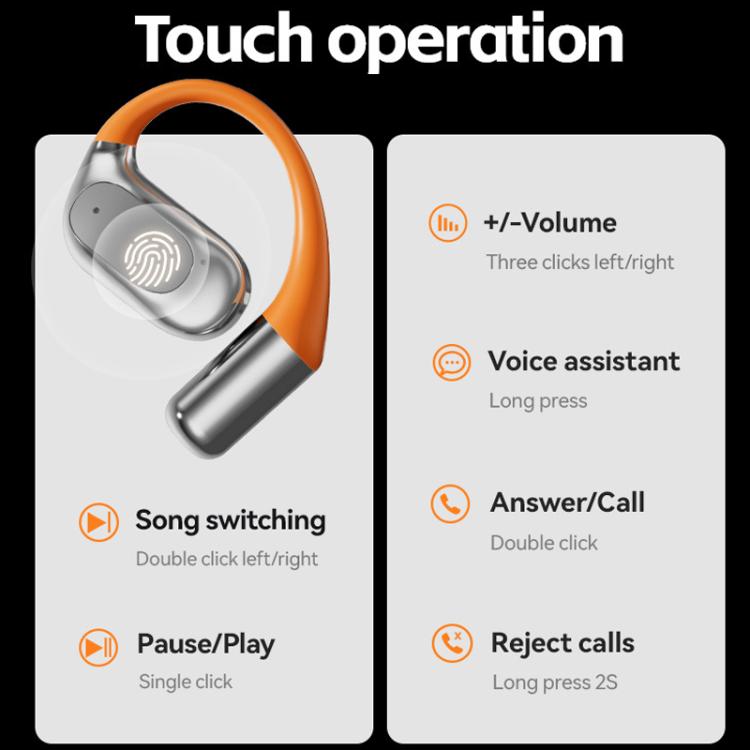 Auriculares Bluetooth con traductor de IA M113, gancho para la oreja, auriculares con traducción en tiempo real, traductor de voz de 144 idiomas, M113