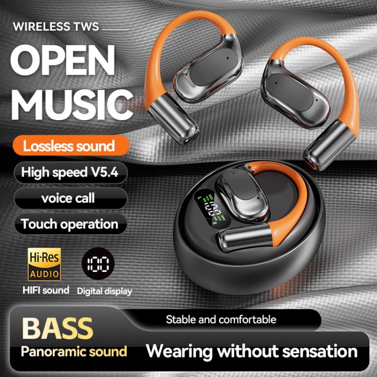 Auriculares Bluetooth con traductor de IA M113, gancho para la oreja, auriculares con traducción en tiempo real, traductor de voz de 144 idiomas, M113