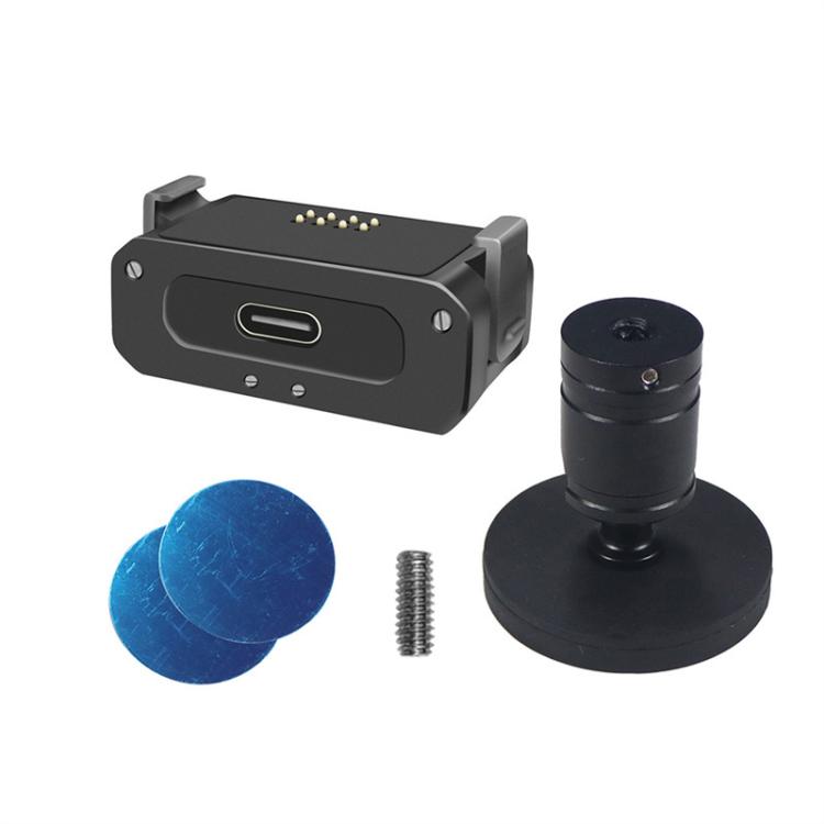 Base de carga magnética para cámara DJI Osmo Action 2 con orificio de 1/4 de pulgada y Arri, Only Base, Set A, Set B, Set C, Set D