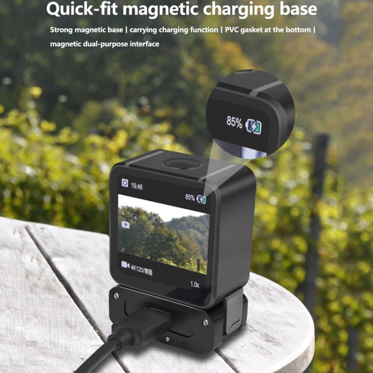 Base de carga magnética para cámara DJI Osmo Action 2 con orificio de 1/4 de pulgada y Arri, Only Base, Set A, Set B, Set C, Set D