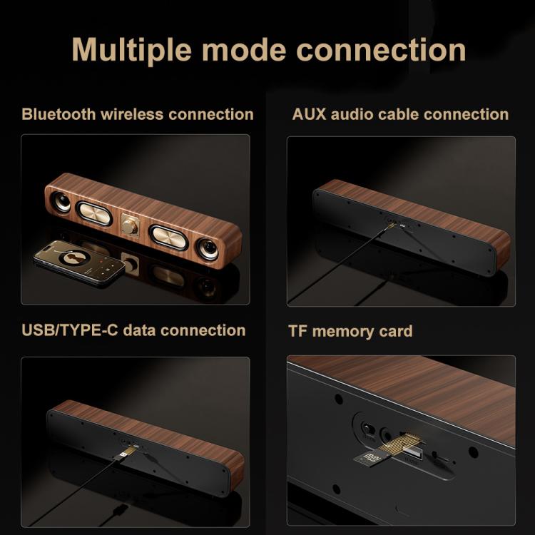 Altavoz Bluetooth inalámbrico de escritorio estéreo HIFI retro Havit M16