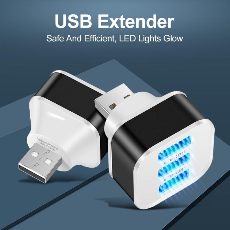 Expansor de concentrador USB 2.0 de 3 puertos