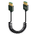 Cable HDMI 2.1 de resorte de 8K y 60 Hz, 0,5 m de longitud, Straight Head, Right Bend, Left Bend, Positive Bend, Reverse Bend, Micro HDMI To HDMI Straight, Micro HDMI Left Bend, Micro HDMI Right Bend, Micro HDMI Positive Bend, Micro HDMI Reverse Bend  ...