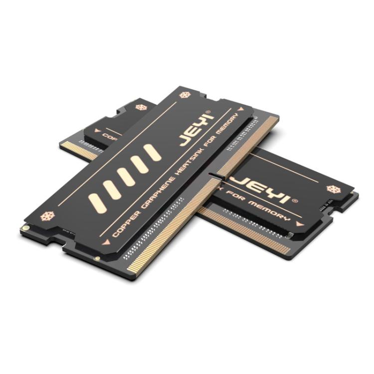 JEYI - Disipador de calor de cobre puro de grafeno para memoria de portátil (2 unidades/paquete) para DDR5, DDR4 y DDR3