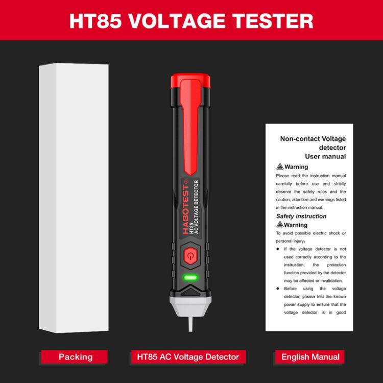 Detector de voltaje CA HABOTEST HT85, HT85