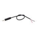 Cable mono de 2 pines AUX de un solo cabezal Cable de alimentación de audio para altavoz Cable de audio, longitud: 25 cm, 2.5mm Male, 2.5mm Female, 3.5mm Male, 3.5mm Female