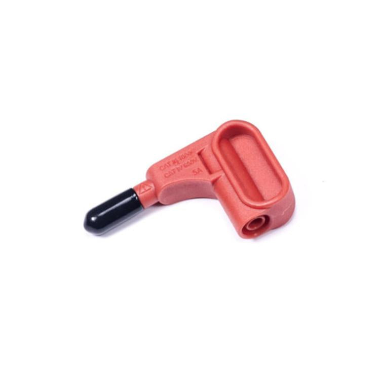 Terminal de cabezal de succión magnética sin soldadura para multímetro de 4 mm, Red, Black, Green