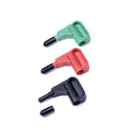 Juego de 3 terminales de cabezal magnético de succión sin soldadura para multímetro de 4 mm, Red+Black+Green