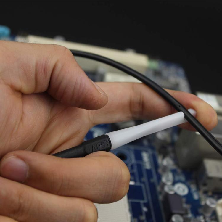 Juego de 4 sondas de multímetro de 0,7 mm para pruebas no destructivas en reparación eléctrica de automóviles.