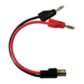 Cable de prueba BNC a conector banana, cable de conexión apilable para fuente de señal