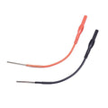 Cable adaptador para multímetro hembra de 4 mm con conector de clavija y terminal.