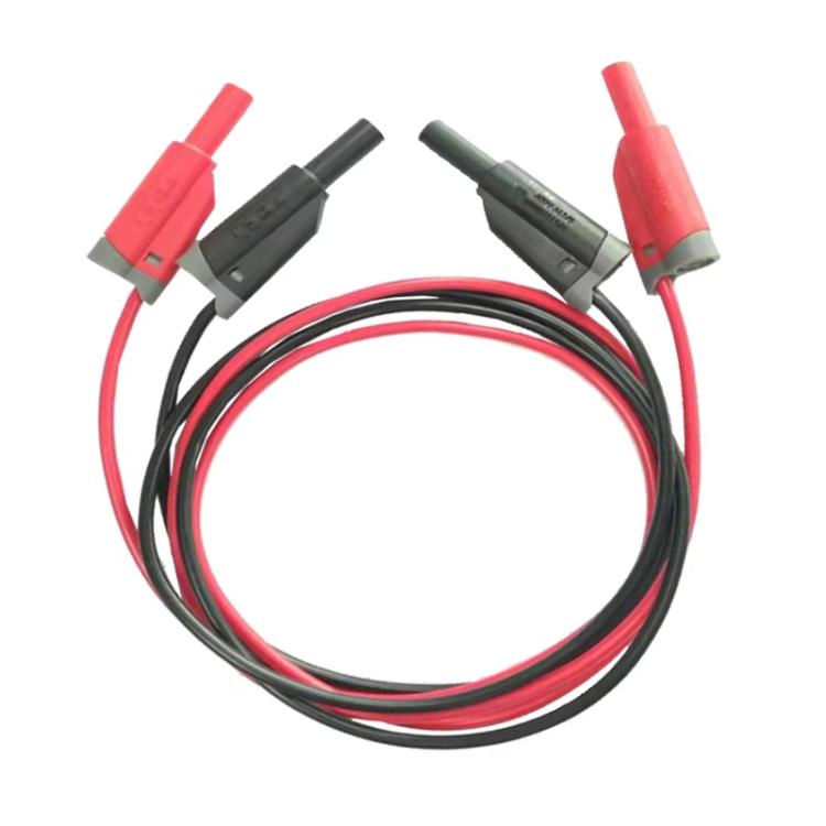 Cables de prueba apilados para multímetro con conector banana de 4 mm