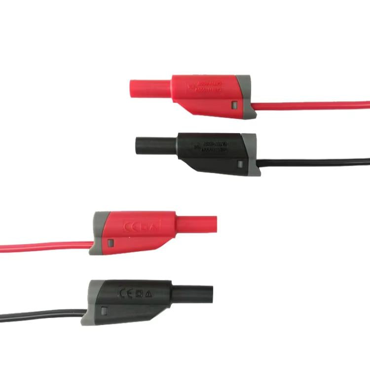 Cables de prueba apilados para multímetro con conector banana de 4 mm