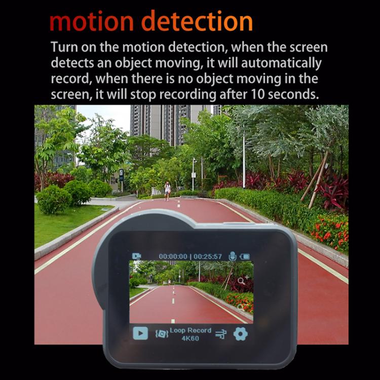 Cámara deportiva VIRAN V10 5K WiFi de 2 pulgadas con pantalla IPS, resistencia al agua IP68 y estabilización de imagen de seis ejes., V10