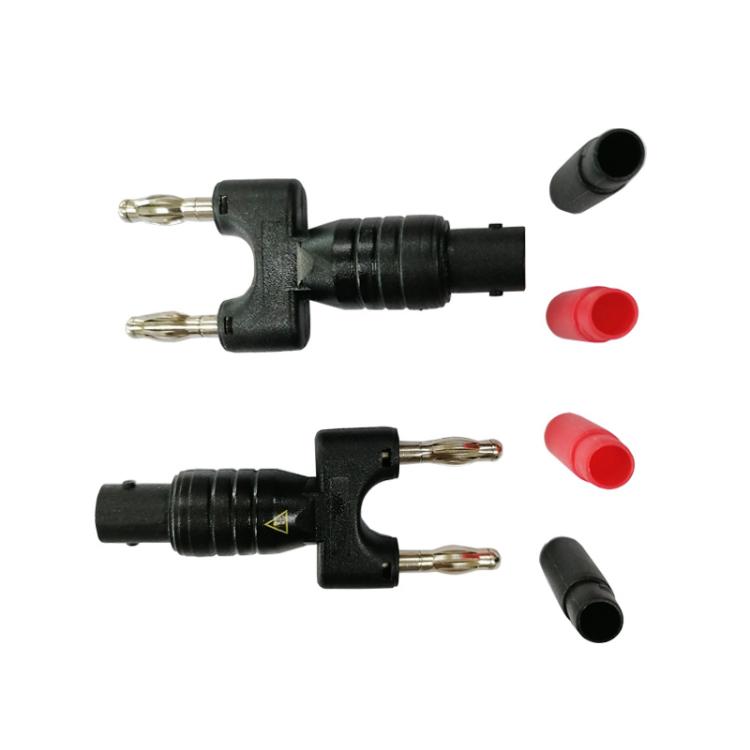 Conector banana BNC hembra para sonda de osciloscopio a terminal de doble fila