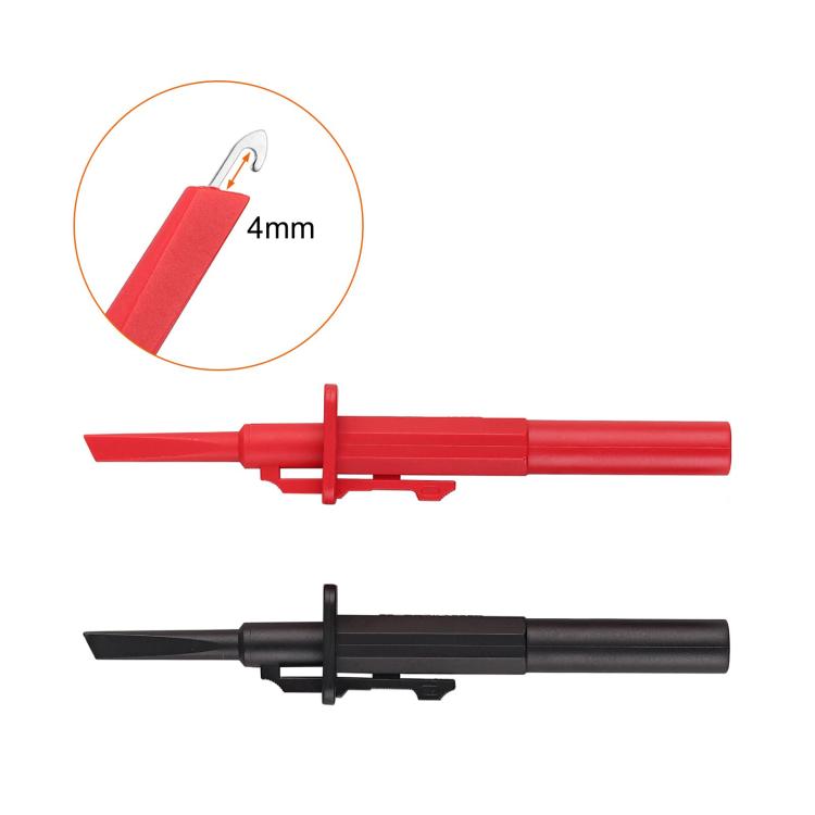 Conector banana de 4 mm para multímetro, pinza para circuitos integrados, gancho de prueba, sonda telescópica