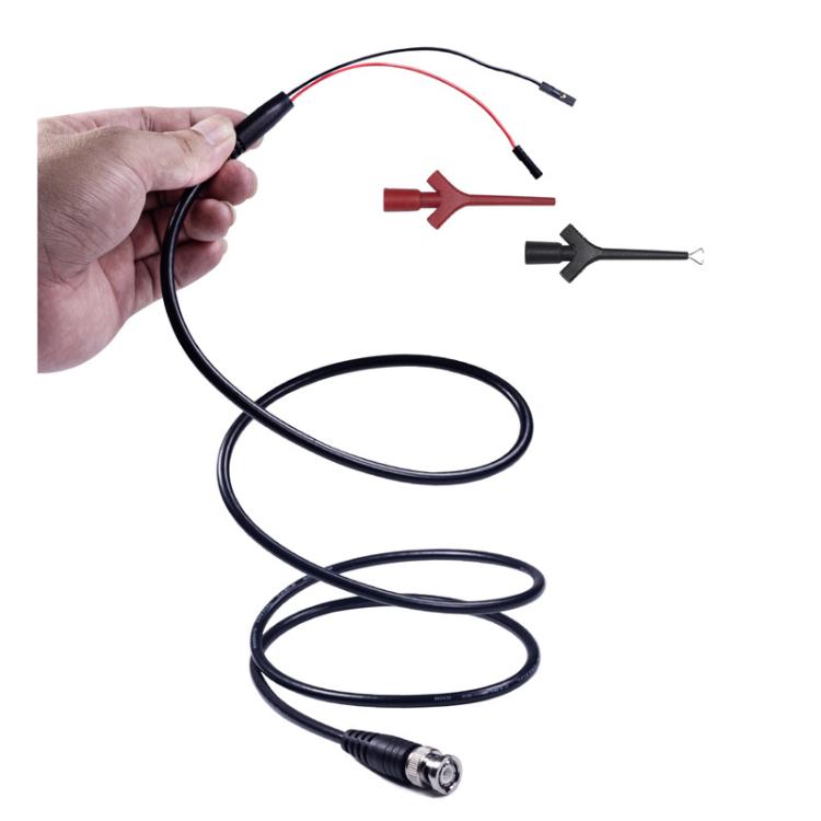Pinza de gancho BNC hembra, línea de prueba, sonda de osciloscopio